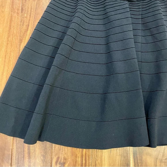 Ted Baker London Frinca Dress Black Fit & Flare Skater Knit Mini Size 4 US 10 - Picture 7 of 16
